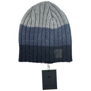NWT Canada Goose x Robert Mackie Wool Beanie - Navy/Grey - Scotland